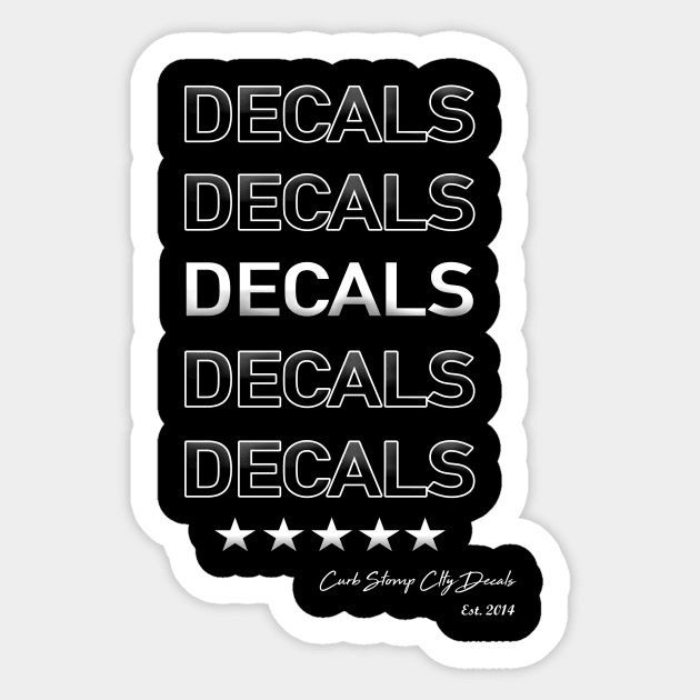 Decals Decals Decals! Sticker by SrikSouphakheth